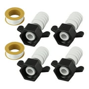 CAIJIEXI 4Xstraight Swivel Rv Water Pump Fittings 1/2 Pex Fittings for Water Pump Filters 1/2-1/2